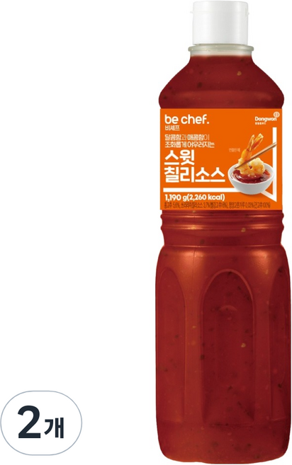 비셰프 스윗칠리소스 1L, 1.19kg, 2개