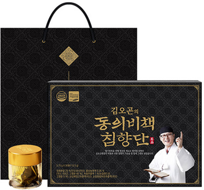 김오곤 동의비책 침향단 + 쇼핑백, 112.5g, 1개