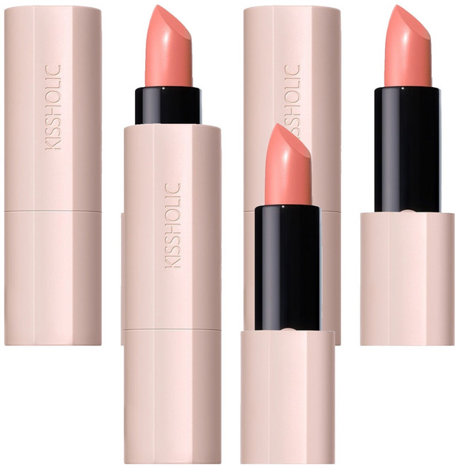 더샘 키스홀릭 인텐스 립스틱, 3개, 요거트 피치