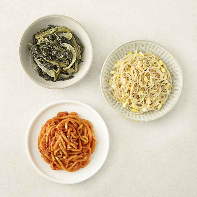 집반찬연구소 삼색나물 세트, 280g, 1세트