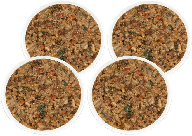 짱죽 돈불고기 야채 짜장밥, 혼합맛(돼지고기 / 밀 / 대두 / 우유 / 소고기 / 닭고기), 160g, 4개