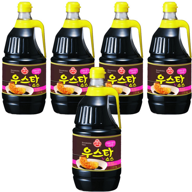 [오뚜기] 우스타 소스, 2.1kg, 5개
