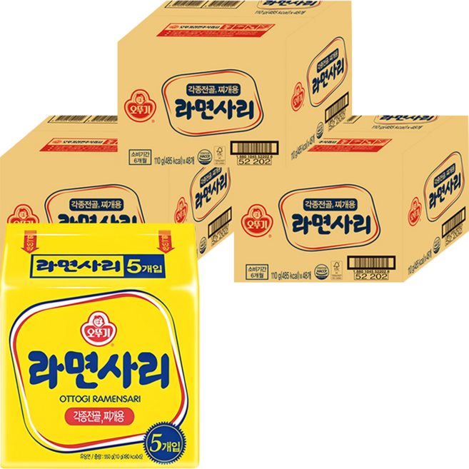 오뚜기 라면사리 110g, 144개