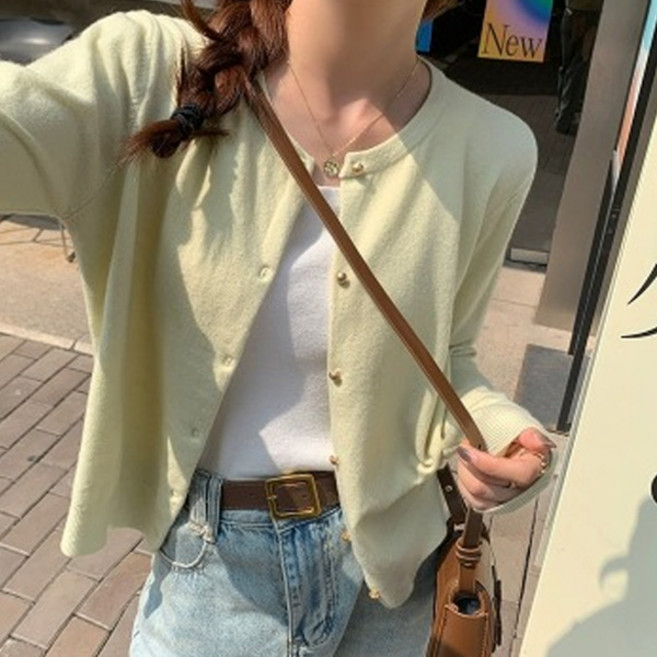 루나걸 여성용 무디 니트 가디건 L25FC070431