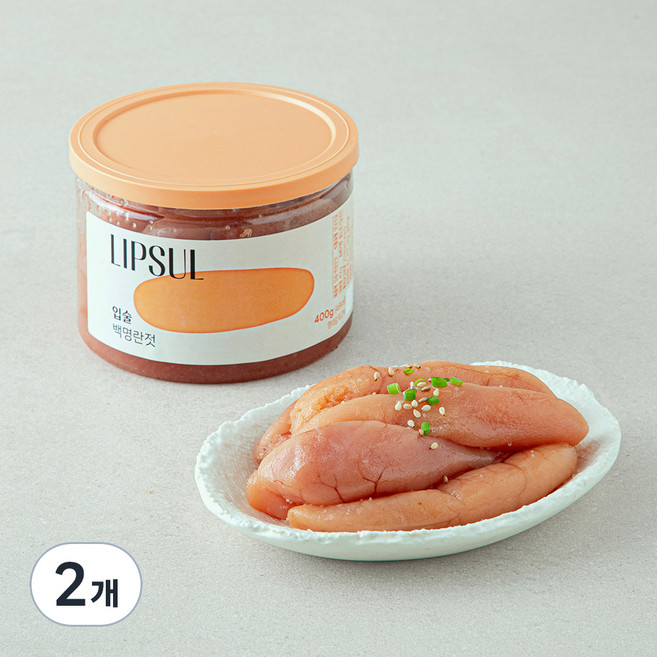 속초에서 만든 입술 백명란젓갈, 400g, 2개