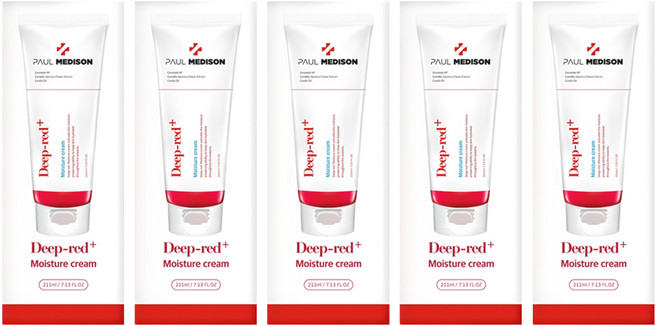 폴메디슨 딥레드 고보습 모이스쳐크림, 211ml, 5개