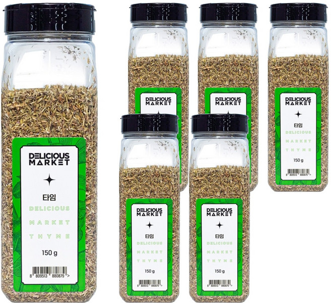 딜리셔스마켓 타임 홀 천연 향신료, 150g, 6개