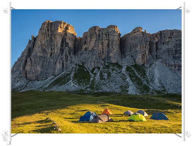 윤씨네 크로스 텐션 족자형 미니빔 스크린 1016 x 762 mm, CT-SV050B