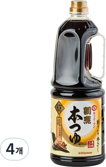 혼쯔유 소스, 1.8L, 4개