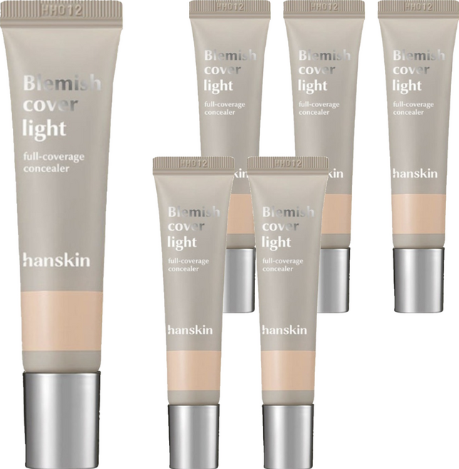 한스킨 블레미쉬 커버 컨실러 12g, 6개, 라이트
