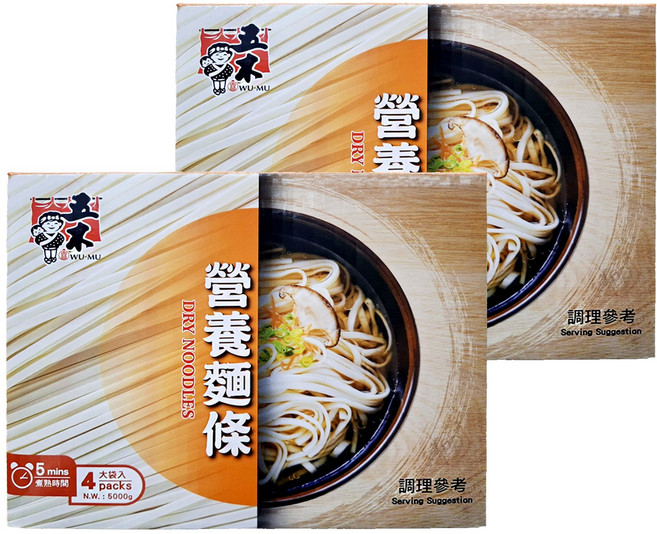 五木 營養麵條, 5kg, 2盒