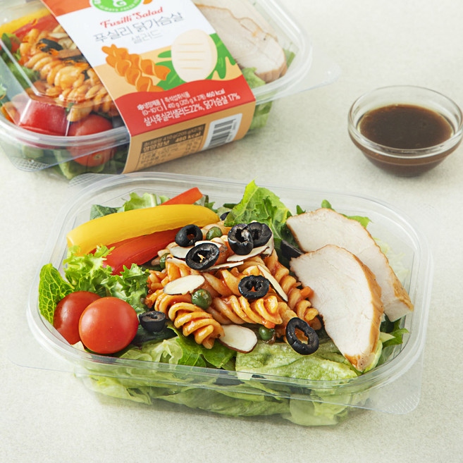 그린래빗 푸실리 닭가슴살 샐러드, 205g, 2팩