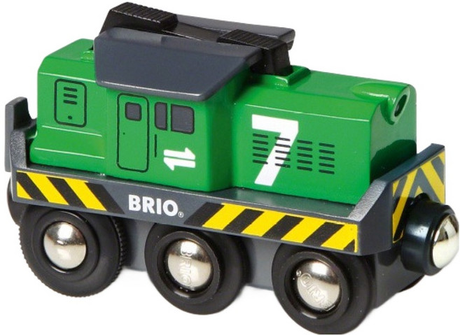 브리오 화물운송 전동기차 작동완구 33214, 혼합색상, 1개