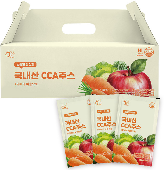 황금이네 국내산 CCA주스, 100ml, 30개