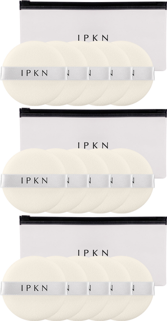 입큰 파우더팩트 퍼프 대형, 15개