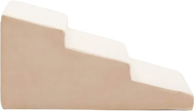 MH 家居 斜坡三層寵物樓梯 防滑 可拆洗, 米色, 1個