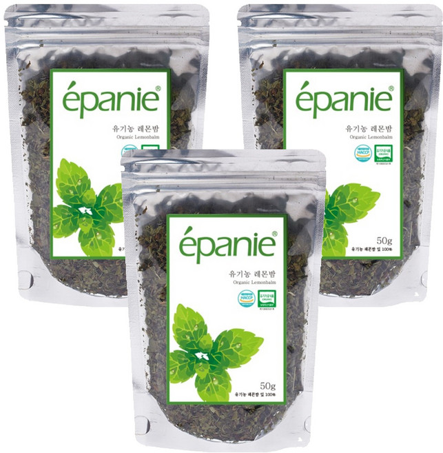 에빠니 유기농 레몬밤 리필, 50g, 1개입, 3개
