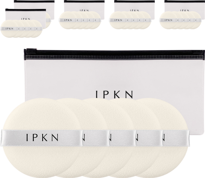 입큰 파우더팩트 퍼프 대형, 30개