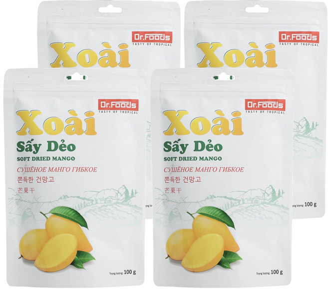 芒果乾 100g, 4入