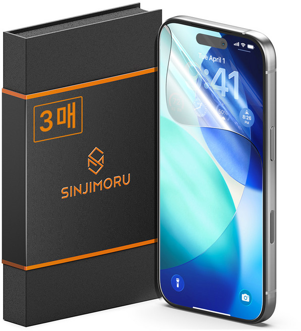 신지모루 하이브리드 쉴드 자가복원 TPU EPU 코팅 액정보호필름 3p, 1세트