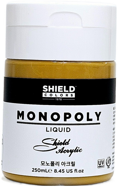 쉴드 모노폴리 아크릴물감 609 Gold Ochre, 250ml, 1색