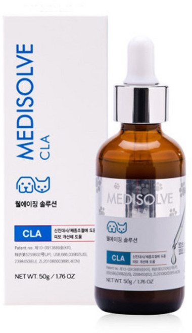 메디솔브 반려동물 CLA 웰에이징 솔루션 영양제, 다이어트(체중감소), 50g, 1개