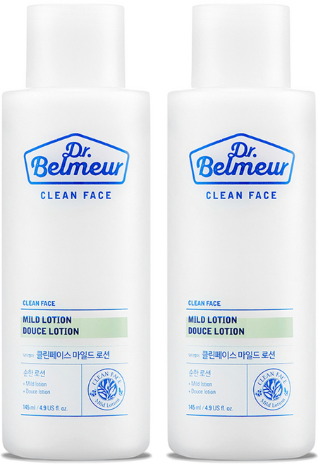 더페이스샵 닥터벨머 클린페이스 마일드 로션, 145ml, 2개