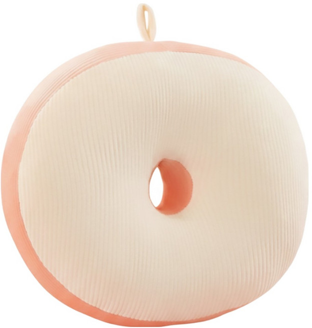 와이앤티 산모 도넛 방석 및 허리 보호 방석, 화이트, 1개