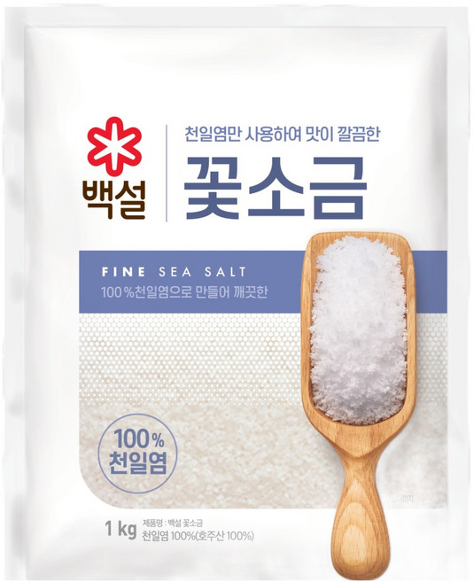 백설 꽃소금, 1kg, 1개