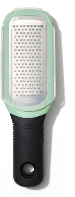 옥소 굿그립 생강 마늘 강판, 1개, 블랙그린