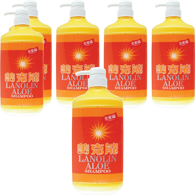 MEKELONG 金美克能 洗髮精, 1L, 6瓶