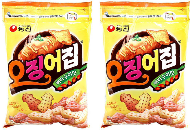 오징어집 지퍼백, 260g, 2개