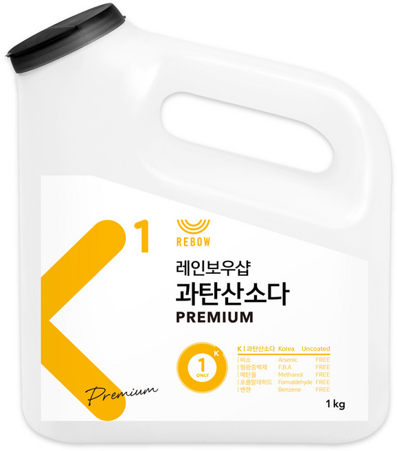 레인보우샵 과탄산소다 프리미엄 본품, 1kg, 1개