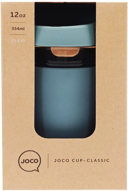 JOCO 啾口 玻璃隨行咖啡杯 13 x 9cm, 354ml, 1個