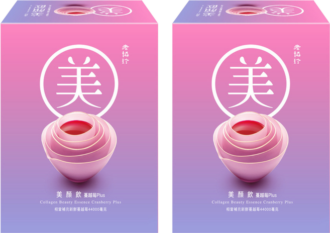 老協珍 美顏飲 蔓越莓Plus, 390ml, 2盒
