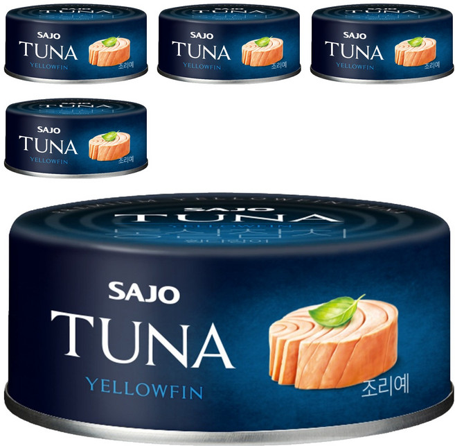 사조 참치 황다랑어, 5개