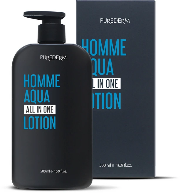 퓨어덤 옴므 아쿠아 올인원 로션, 500ml, 1개 - 쿠팡