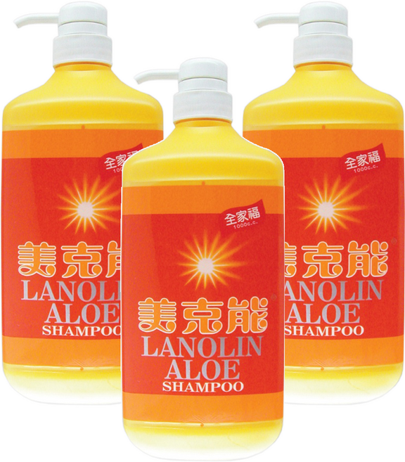 MEKELONG 金美克能 洗髮精, 1L, 3瓶