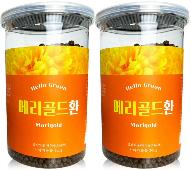 헬로우그린 메리골드환 통, 300g, 2개
