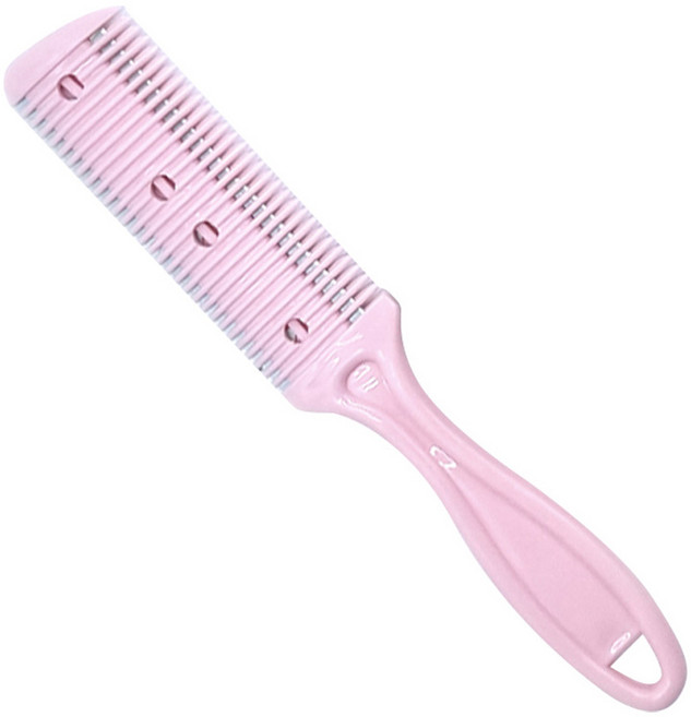 그레이거 맘매직 더블엣지콤 헤어컷팅빗 GR-D2C, 베이비핑크, 1개