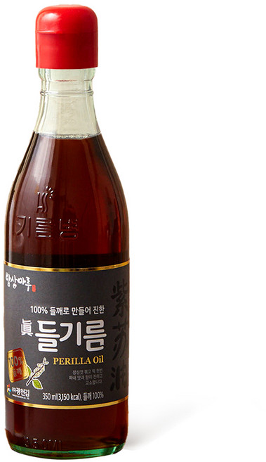 밥상마루 100% 들깨로 만들어 진한 들기름, 350ml, 1개