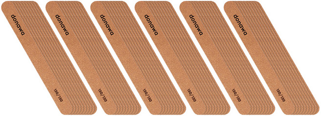 도나와 네일 우드파일 150 GRIT, 60개