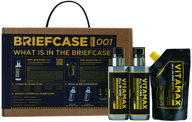 미프 브리프 케이스 001 비타맥스 올인원 로션 200ml x 2p + 리필 150ml 선물세트, 1개