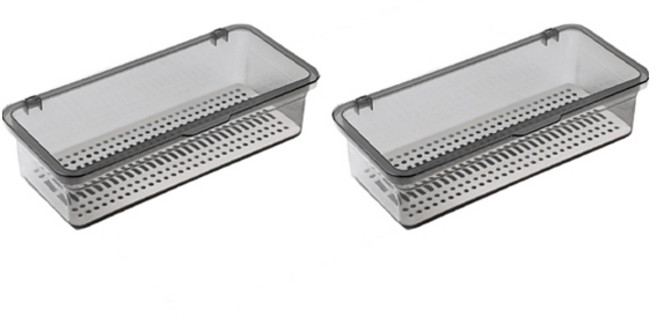 클레어라 메이크업 브러쉬 보관함, 그레이, 2개