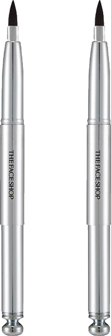 더페이스샵 데일리뷰티툴즈 원터치 립 브러쉬, 혼합색상, 2개