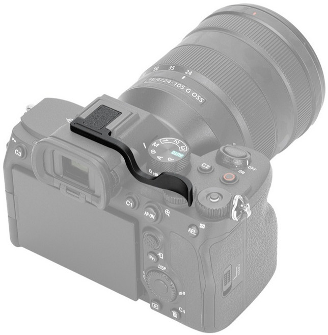 코엠 소니 A7M5 A7M4 A7R5 카메라 전용 핫슈 엄지그립, 블랙, 1개