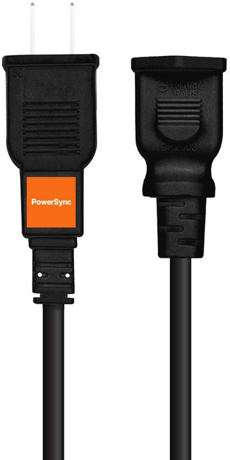 PowerSync 群加 過載斷電中繼線 2P TZ1V0018, 黑色, 1條, 1.8m