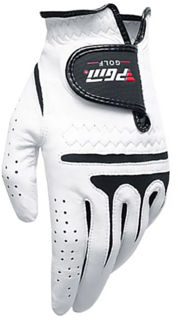 PGM Golf 男款羊皮高爾夫手套, 白色, 1個