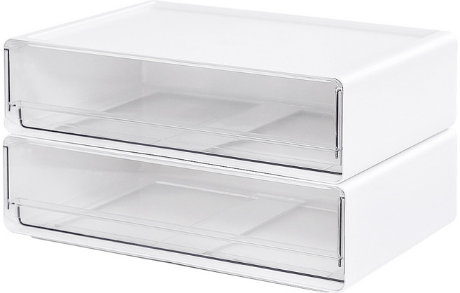 까사마루 다용도 펜트리 올림 서랍장 와이드형, 화이트, 2개