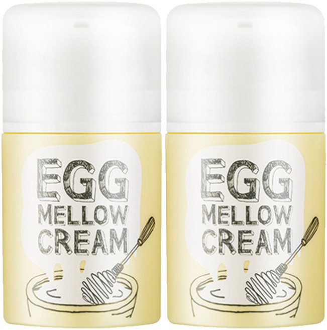 투쿨포스쿨 에그 멜로우 크림, 50g, 2개